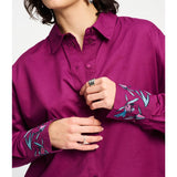 Pom Plum Blouse