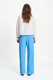 Light blue wide leg trousers