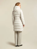 Carla Puffa Coat in Off White