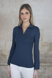 Anna Layering Shirt in Navy
