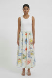 Summer seaside print dress