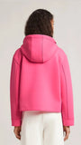 Neon pink cropped jacket