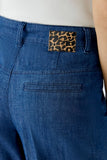 Extra long wide leg jeans