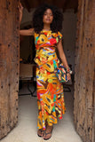 Rio asymmetric skirt