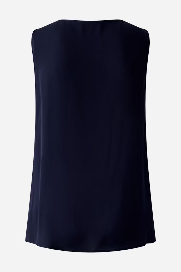 Dark Blue Sleeveless Top