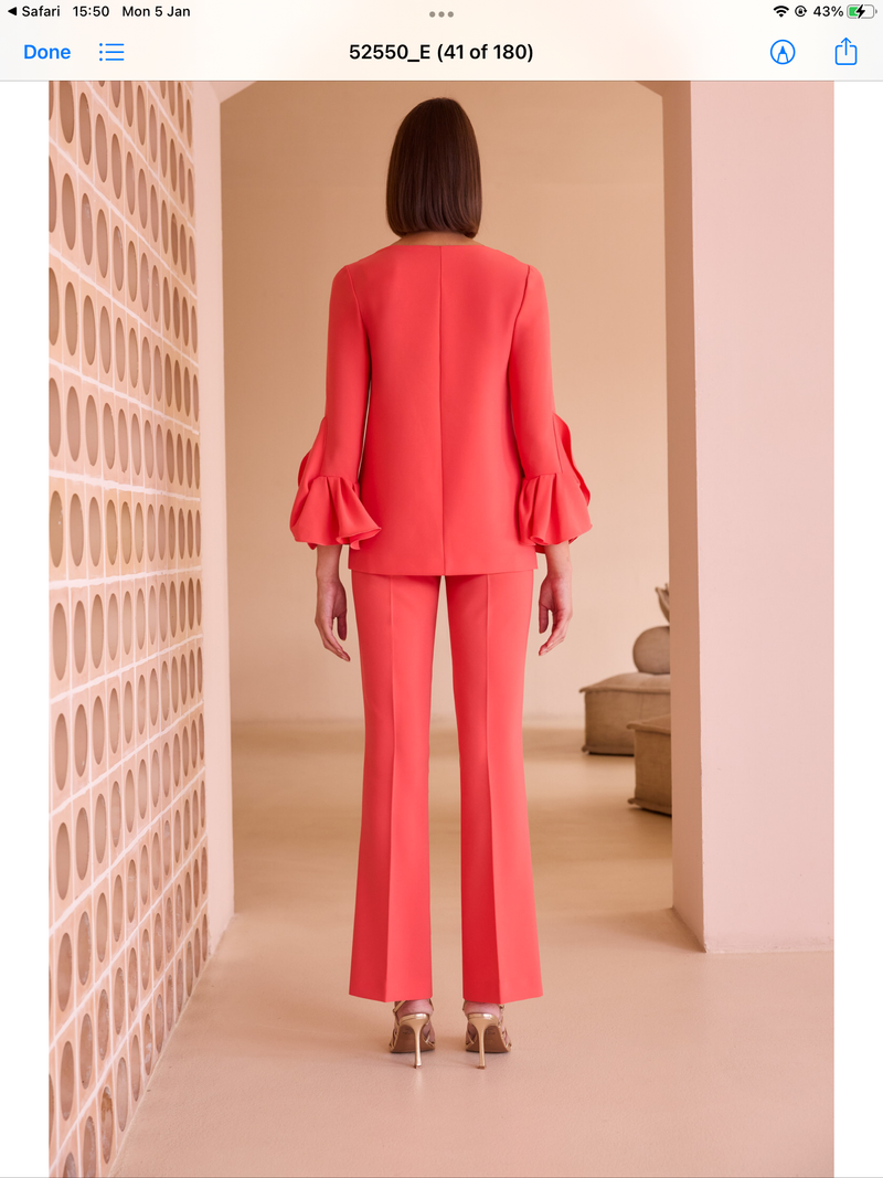 Coral/orange two piece