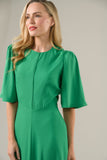 Apollo Dress in Intense Green