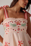 Nora Dress in Peach