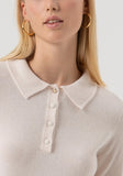 Vanilla Polo Sweatshirt