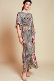 Gabriella maxi dress in macgraw print