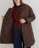 Chocolate Quilted Coat