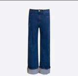 Turn up Jeans