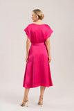 Calm dress cerise