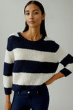 Esmy Sweater in Blue and Stone