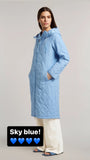 Cheryl coat in heavens blue