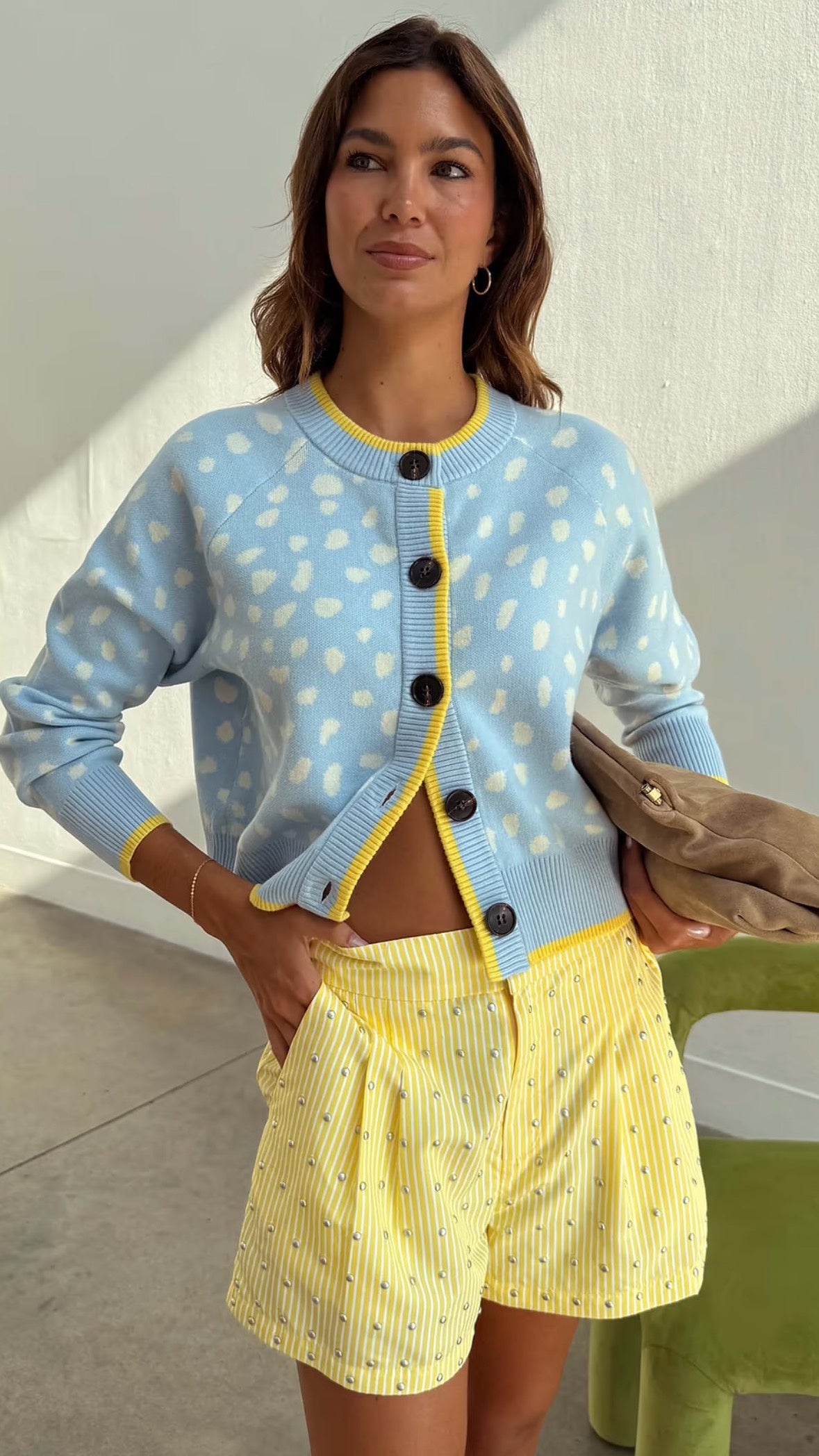 Blue fawn Cheryl cardigan