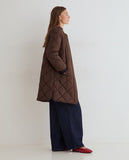 Chocolate Quilted Coat