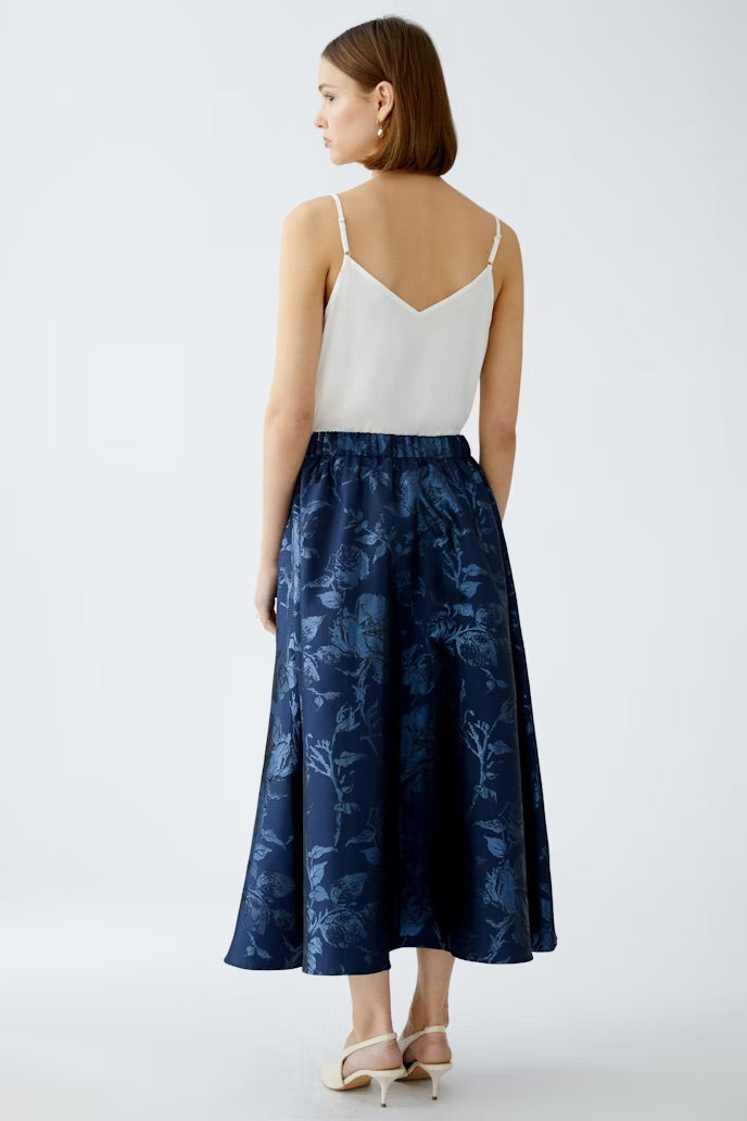 Rock Skirt in navy Jacquard