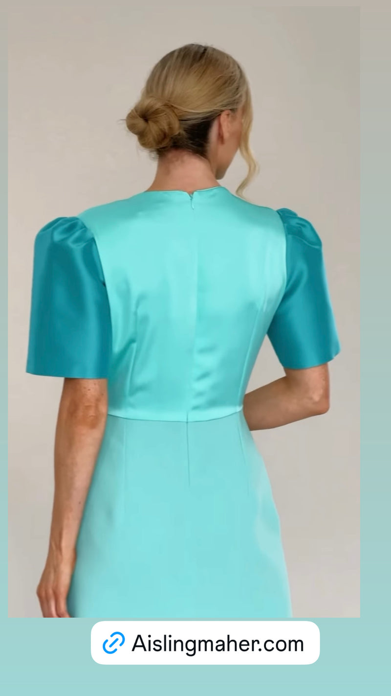 Mermaid dress aqua