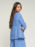 Blue Herringbone Jacket