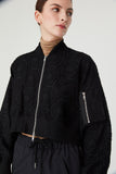 Clio Bomber in Black