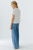 Tshirt with White Embellishment