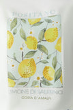 T-shirt in off white with lemon and diamanté logo