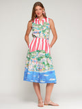 Beach Print Skirt