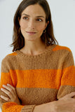 Esmy Sweater in Orange and Tan
