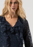 Navy shift dress
