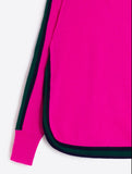 Pink Navy & Green Wool Jumper