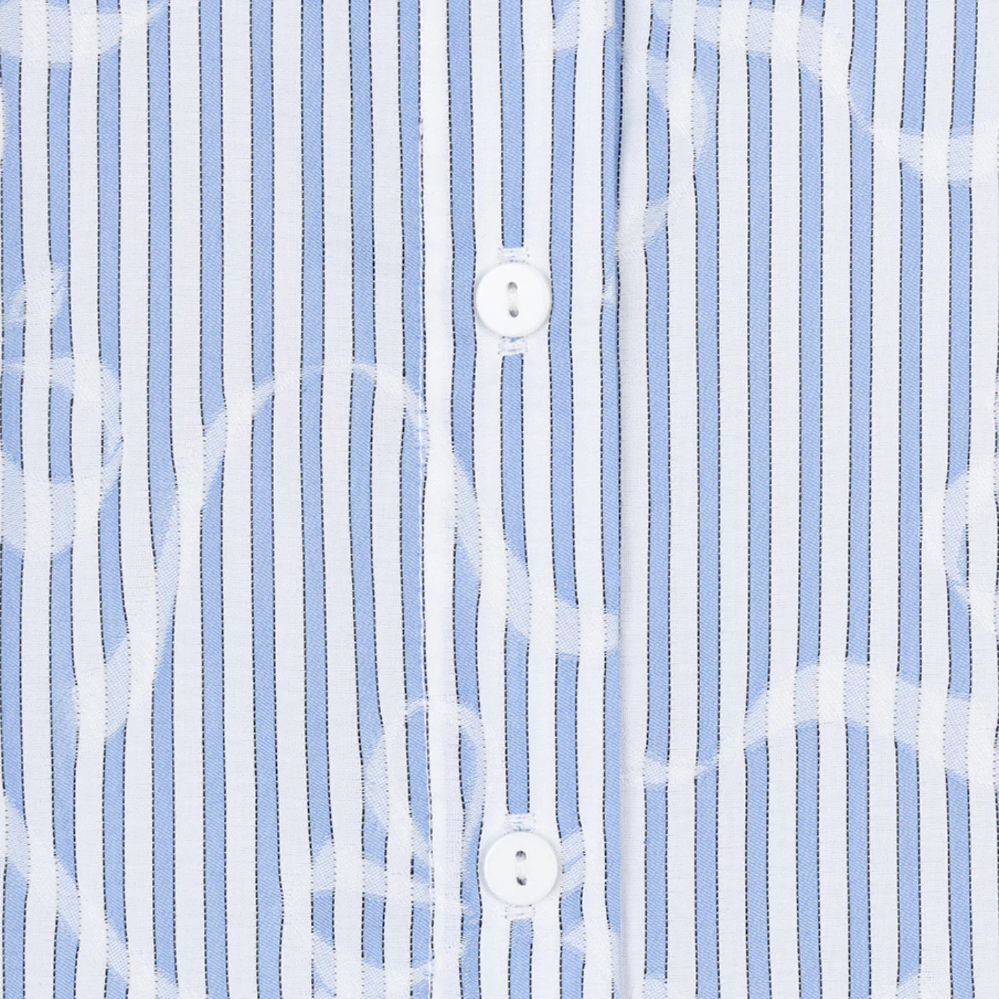 White/ Blue Bow Blouse