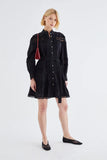 Sherpa Dress in Black