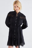 Sherpa Dress in Black