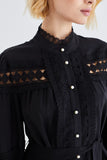 Sherpa Dress in Black