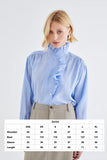 Zorina Blouse in Blue