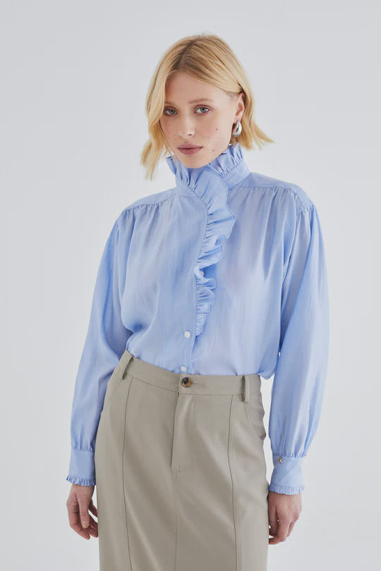 Zorina Blouse in Blue