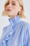 Zorina Blouse in Blue