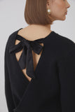 Macrame Sweater with Bow