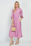 Esme Dress in Diamond Pink