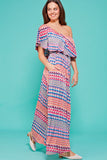 Misty dress balear coral