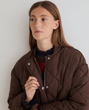 Chocolate Quilted Coat
