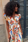 Kerri top with banana print