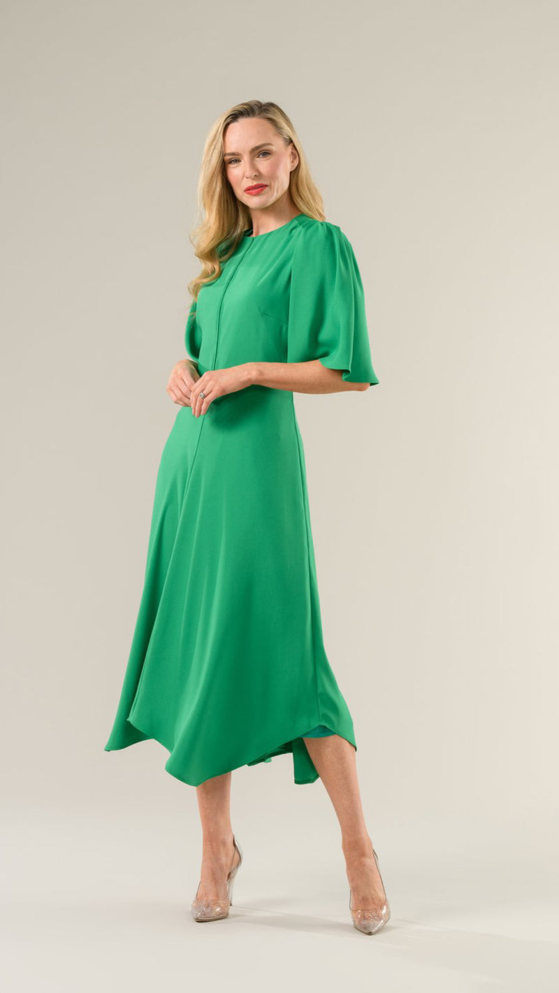 Apollo Dress in Intense Green
