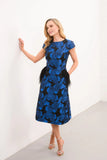 Diana Blue Flower Dress