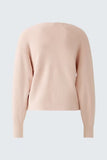 Sweater with knot detail in peach whip