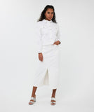 White Chambray Jacket