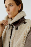 Reversible  teddy patched Jacket