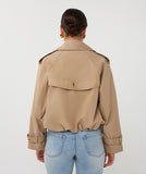 Beige Canvas Jacket