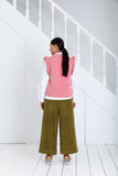 Pink Knitted Sleeveless Top
